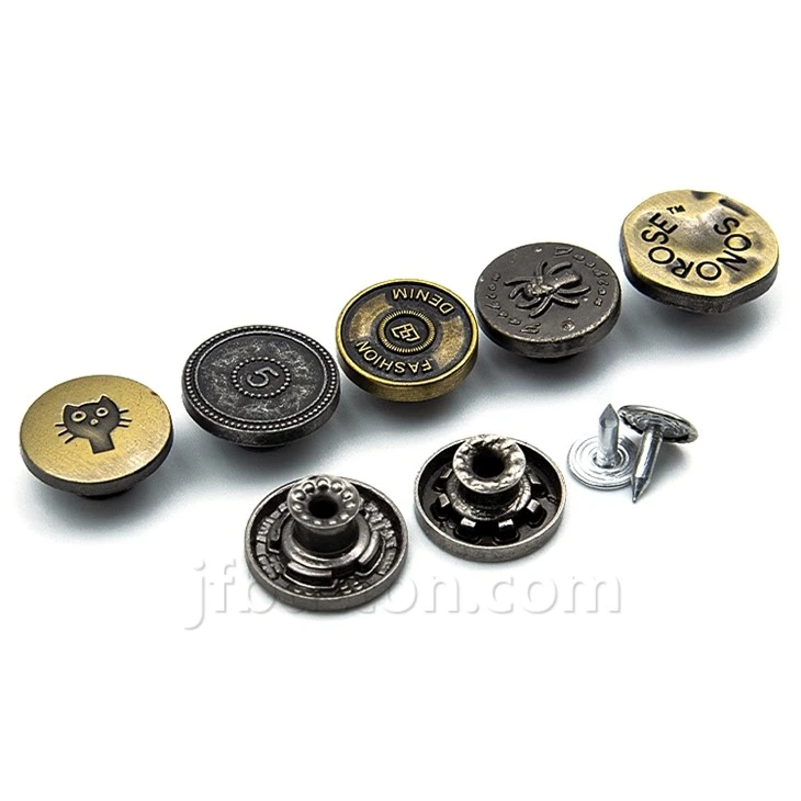 Replacement Jeans Buttons Metal