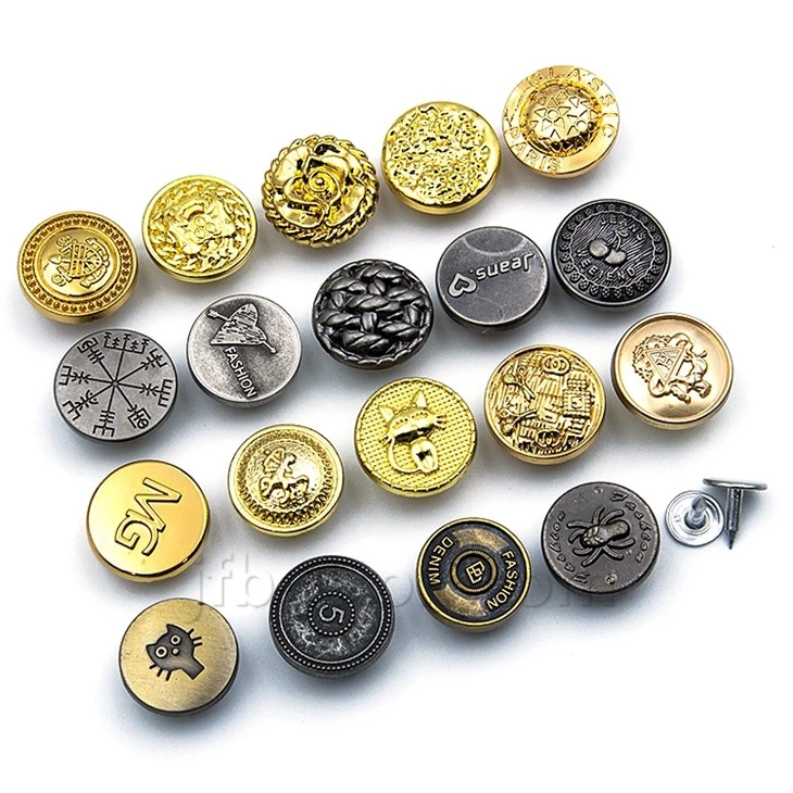 Replacement Jeans Buttons Metal
