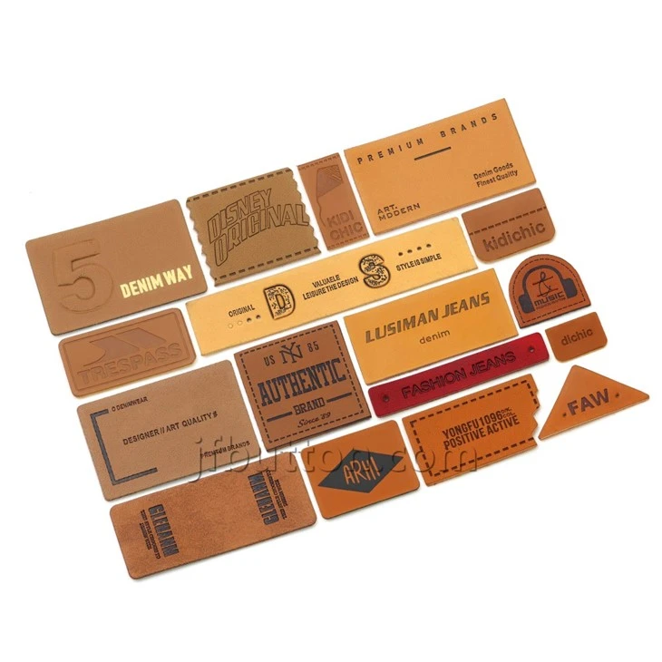 Brown Leather Patch For Clothing