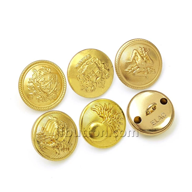 Embossed Metal Shank Button For Military Suit best
