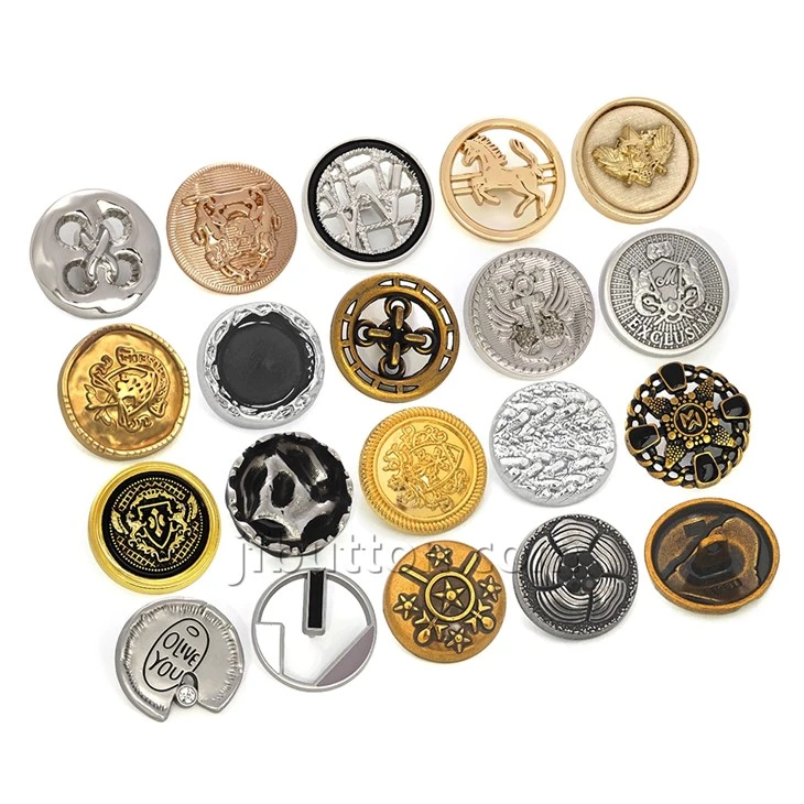 Monogrammed Brass Blazer Buttons