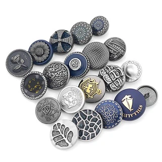 10 mm metalowe guziki wojskowe