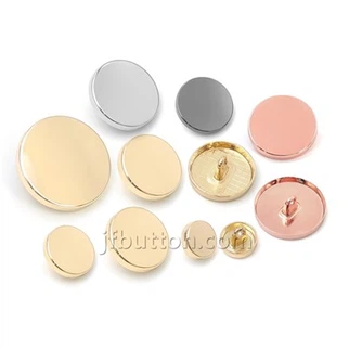St alumn Flat Shank Button