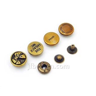 Metalowe przyciski Snap On