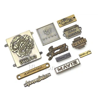 Torebka Metalowa Tabliczka Logo